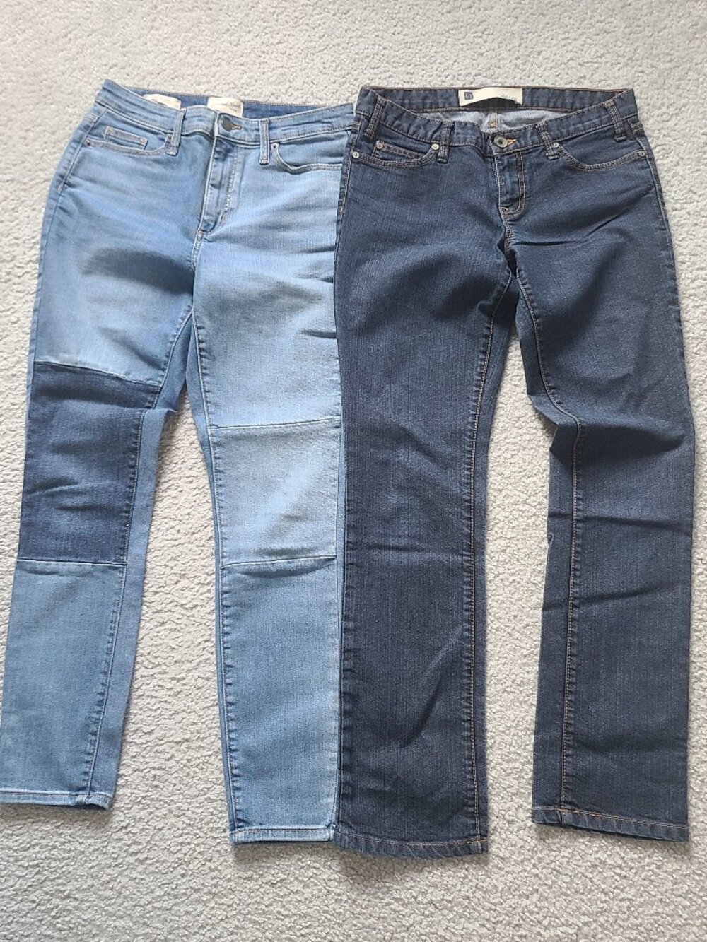 Lot of 2 Blue Jeans - Gap & Universal Thread Skinny Fit Stretch Denim - Size 6
